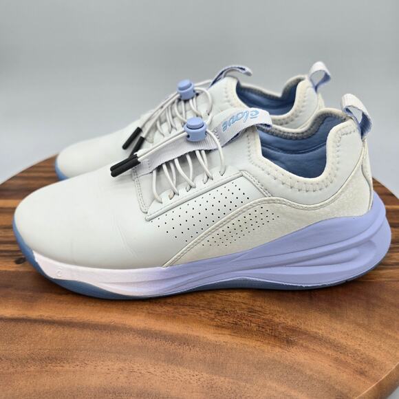 Clove Shoes Womens 8 Light Gray Low Top Drawstring Professional Nursing Sneakers - Picture 4 of 9